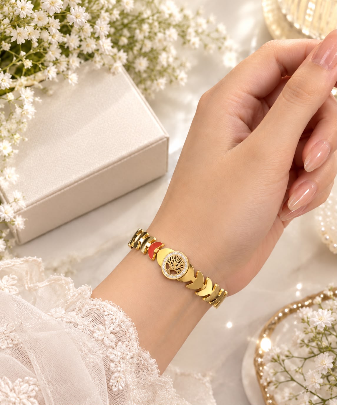 HH-499 | TREE OF CHARM HAND CUFF